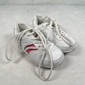 Chasse Cheer Shoes Youth Size 10 White Pink Cheerleading Flip IV Lace Up